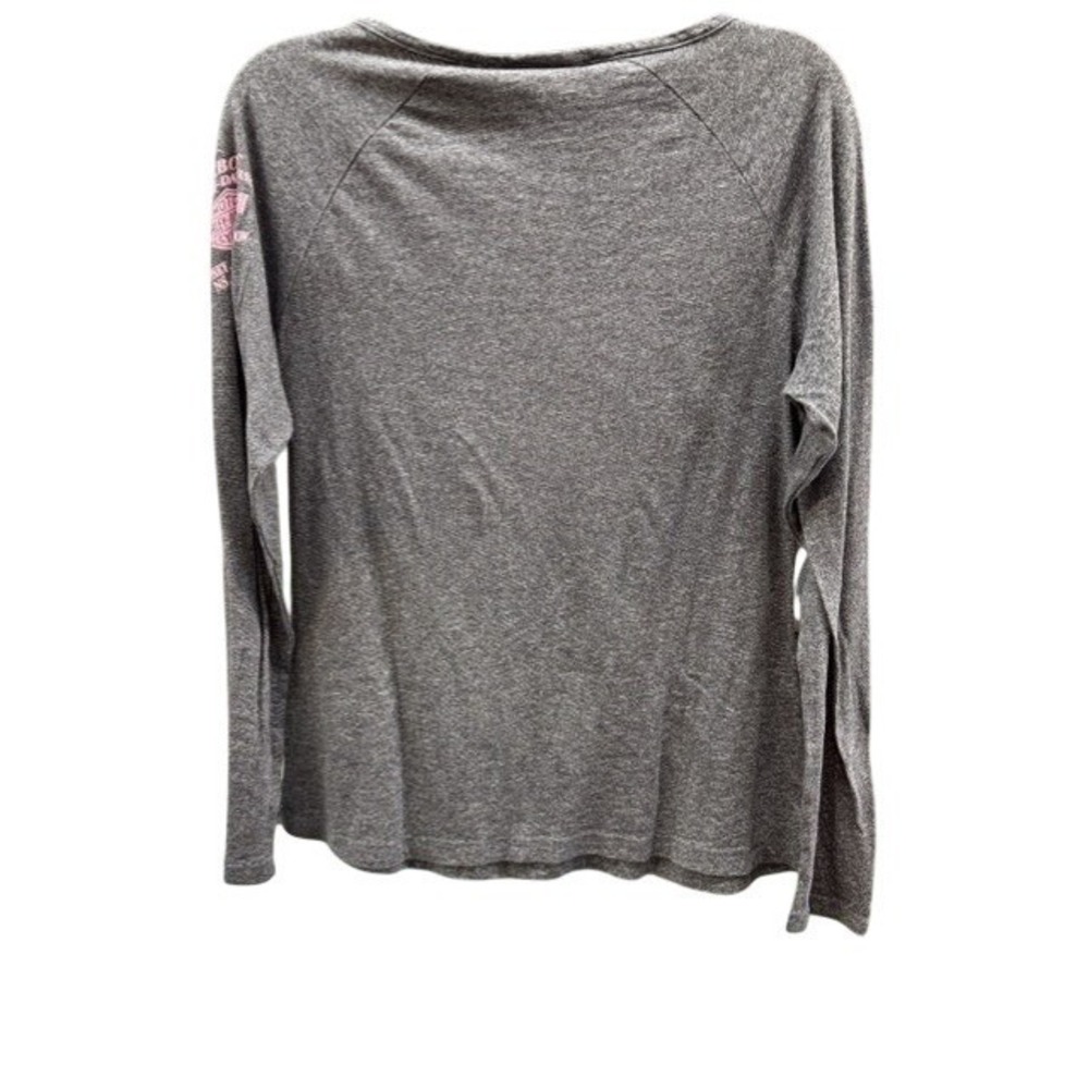 Harley-Davidson Womens Long Sleeve Graphic Tee Grey Ride Free V-Neck Sydney NS - Picture 2 of 5
